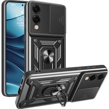 Aconcept Newface  Galaxy S25 Edge Pars Lens Yüzüklü Silikon - Siyah