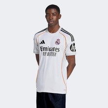 adidas Real Madrid 25-26 İç Saha Erkek Beyaz Futbol Forması.-