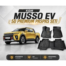 B-Garaj Musso Ev – 5d Premium Pvc Deri Havuzlu Paspas