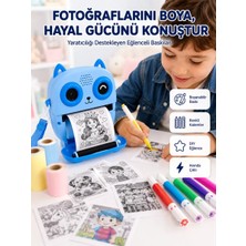 Asil Sepet Asiltech Anında Fotoğraf Basan Çocuk Kamerası Eğitici ve Eğlenceli Termal Yazıcılı