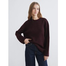 Lc Waikiki Yeni Sezon Bisiklet Yaka Oversize Kadın Triko Kazak