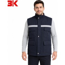 3k Mağaza Lacivert Gabardin Yelek