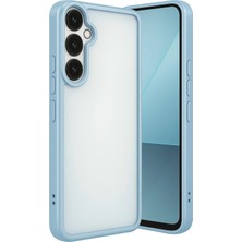 Ankaverse®  Samsung Galaxy A24 4g Prime Kılıf  Lensli Silikon - Açık Mavi