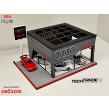 Tech Trade Audi Diecast Showroom Garaj Diorama 1:64 Ölçek