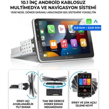 Primat Universal Android 10 Inç Tablet Ekran Oto Teyp - 2GB RAM / 32GB Hafıza GPS Wifi Bluetooth Geri Görüş Desteği