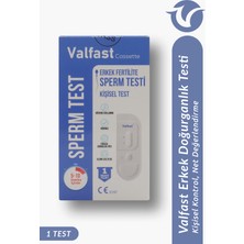 Valfast Erkek Fertilite Kiti - Evde Hızlı Hücre Yoğunluğu Kontrol ve Ön Tarama Testi - 1 Adet