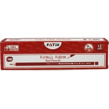 Fatih Kalem Fatih Kopya Kalemi Kırmızı Hb 12'li Paket