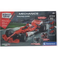 İrem Oyuncak Clementoni Mechanics Racing Cars 50 Modelli Stem Yarış Arabası Yapım Seti