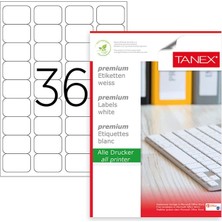 Taneks Tanex Laser Etiket TW-2036 45X30 mm 100 Adet