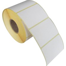 Taneks Tanex Eco Termal Barkod Etiketi 50 mm x 30 mm  40 mm Çaplı 1000'LI 1 Rulo