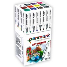 Penmark Marker's Art Brush Kalem 12'li Set