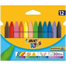 Bic Elleri Kirletmeyen Üçgen Pastel Boya 12'li Kutu