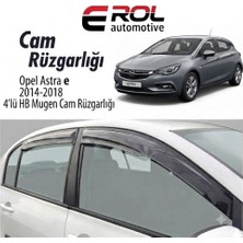 Erol Otomotiv Opel Astra (2014-2018) Uyumlu 4'lü Hb Mugen Cam Rüzgarlığı Takımı