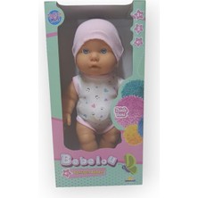 Dollz'n More Bebelou 32 cm Konuşan Bebek Mavi Gözlü Sevimli Karakter ile Eğlenceli Oyun Arkadaşı
