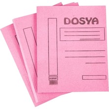Skops Alemdar Karton Dosya Tam Kapak Pembe 50'li Paket