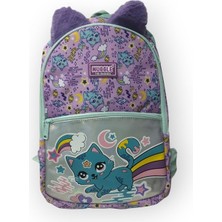 Muggle MU-7372 Sweet Cat Mor Okul Çantası