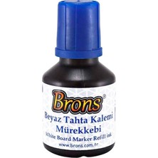 Brons Tahta Kalem Mürekkebi 30 CC Mavi BR-351