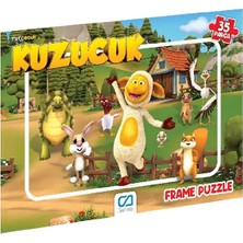 Ca Games Yapboz- Ca.5167-5168 Kuzucuk Eğitici Frame Puzzle 35 Parça 3+ Yaş İçin Renkli Tasarım
