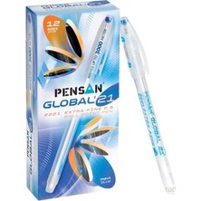 Pensan Tükenmez Kalem Mavi 12'li Paket 0.5 Mm Yerli Üretim Araç Gereçler