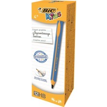 Bic Kids Evolution Jumbo Üçgen Kurşun Kalem Mavi 919262 (12 Li Paket)