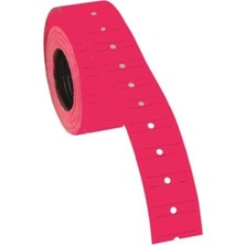 Tanex Makine Etiketi 12-21 Çizgili Fosforlu Pembe TNX1221590800 6'lı