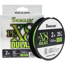 Seaguar Dulast Pe 8 Örgü Spin Ipi 150MT Flash Green