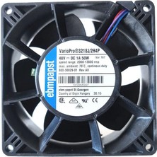 Ebmpapst 3218J/2H4P Dc Soğutma Fanı 48V Dc 92X92X38 mm - Bilyalı Aksiyel Fan