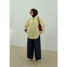 Moda Aksa Luca Premium Keten Soft Olive