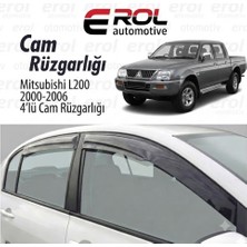 Erol Otomotiv Mitsubishi L200 (2000-2006) Uyumlu 4'lü Cam Rüzgarlığı Takımı