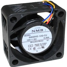 Nmb 04020VE-12Q-CU Dc Soğutma Fanı 12V Dc 40X40X20 mm - Rulmanlı Aksiyel Fan