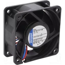 Ebmpapst 624H Dc Soğutma Fanı 24V Dc 60X60X25 mm - Bilyalı Rulmanlı / Yüksek Devirli / Endüstriyel Aksiyel Fan