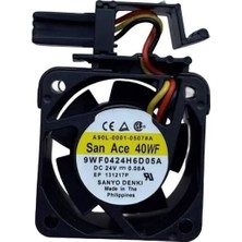 Sanyo Denki Sanyo Denkı San Ace 40WF 9WF0424H6D05A Dc Soğutma Fanı 24V Dc 40X40X20 mm - IP68 Su ve Toz Korumalı