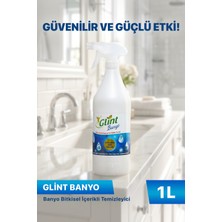 Glint Banyo 1 Litre Bitkisel İçerikli Temizleyici Kireç ve Sabun Artığı Temizleyici