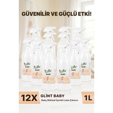 Glint Baby 12x1 L Bitkisel İçerikli Bebek Çamaşır Leke Çıkarıcı 12’li Ekonomik Paket