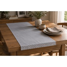Anadolia Lale Fransız Dantelli Kumaş Runner