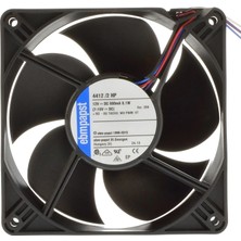 Ebmpapst 4412/2HP 12V Dc 119X119X25 mm Yüksek Debili Bilyalı Fan