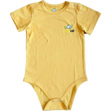 Turuncu Unisex Bebek Body