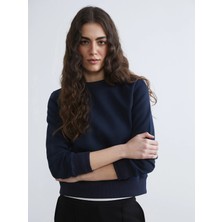 Lc Waikiki Yeni Sezon Bisiklet Yaka Kadın Sweatshirt