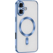 Aconcept Newface  Iphone 16 Kılıf Kross Magneticsafe Kapak - Sierra Blue