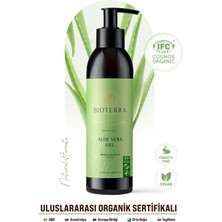Bioterra Organik Aloe Vera Jel – Yüz, Vücut ve Saç İçin Nemlendirici 250 ml