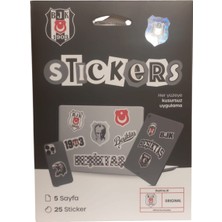 Beşiktaş Siyah Sticker Paketi (25 Adet)
