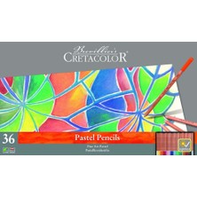 Cretacolor Fine Art Pastel Boya Kalemi Seti 36 Renk Metal Kutu 47036