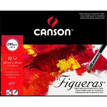Canson Figueras 33x41Cm 10 Yaprak 290gr Akrilik ve Yağlıboya Resim Defteri Blok 200857222