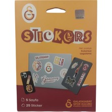 Galatasaray Sarı Sticker Paketi (25 Adet)