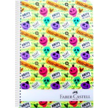 Faber-Castell Not Defteri B5 Plastik Kapak 100 Yaprak Çizgili (4 Lü Paket) 5075000063000