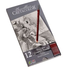 Cretacolor Cleos Fine Art Dereceli Kalem Seti 12 Li Metal Kutu 16052