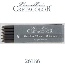 Cretacolor Graphite 6B Portmin Uç 5,6Mm (6 Lı Paket) 26186
