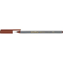 Edding İnce Uçlu Keçeli Kalem 0,3 Mm Kahverengi 55 (10 Lu Paket)
