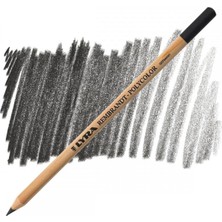 Lyra Rembrandt Polycolor Sanatsal Kuru Boya Kalemi (12 Li Paket) Siyah Hard