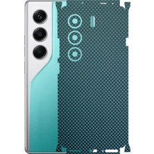 Kapps Tecno Camon 40 Pro ile Uyumlu Fiber Serisi Premium Kaplama 360